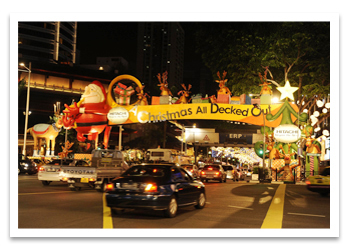 photo : Hitachi Christmas Light-Up 2009 along Orchard Road in Singapore